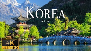 FLYING OVER SOUTH KOREA (4K Video UHD) - Soothing Music With Stunning Beautiful Nature Video For TV