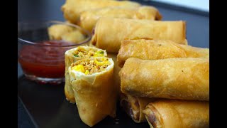 Pizza Spring Rolls | Chicken Spring Rolls | Urdu | Hindi Spring Roll Recipe By Cook With Faiza