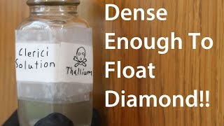 Making Clericis Solution The Heaviest Water Based Liquid?