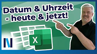Das heutige Datum und die aktuelle Uhrzeit in Excel schnell & einfach einsetzen und verwenden! thumbnail