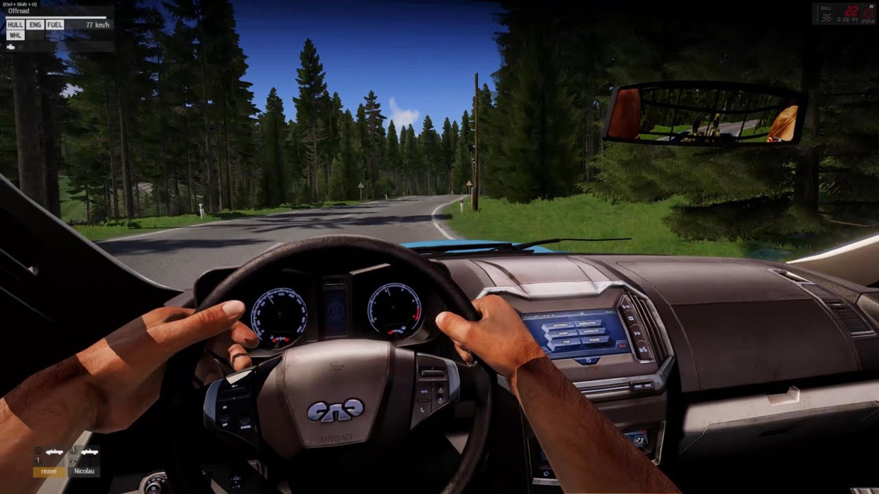 Driving in a Wasteland During Spring