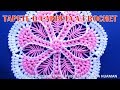 TAPETE O CARPETA A CROCHET PASO A PASO con puntos Garbanzos o Puff en VIDEO TUTORIAL