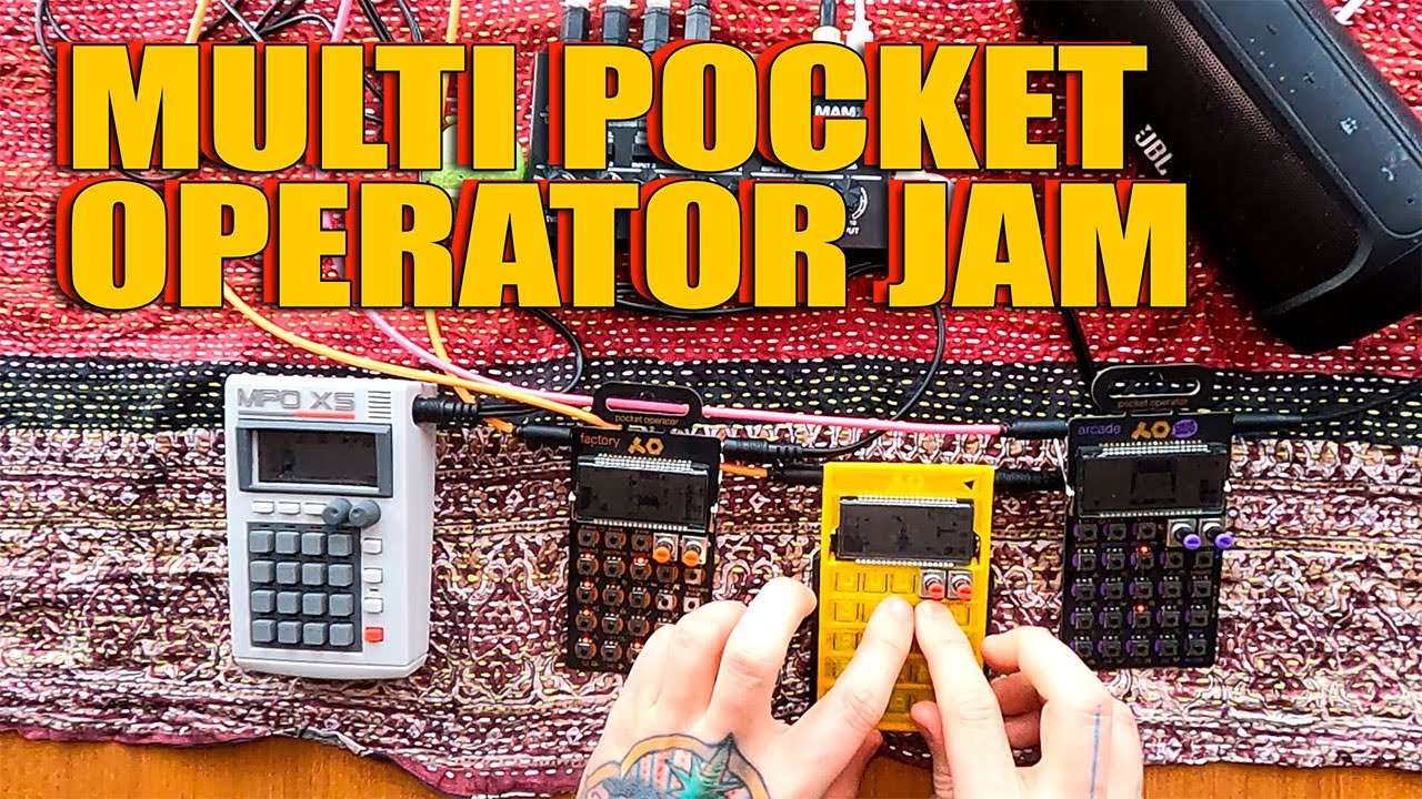10 Minute Pocket Operator Jam (PO33, PO16, PO28, PO20) YouTube