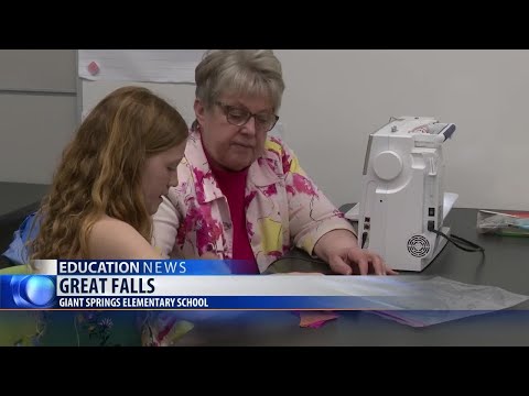 Giant Springs Elementary School students design, sew quilt for Project Linus