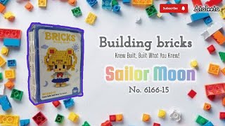 step by step assembling SAILOR MOON bricks series 6166-15 | tutorial merakit bricks SAILOR MOON