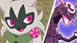 Sprigatito Evolves Into Floragato「AMV」- Monster | Pokemon Horizons Episode 45