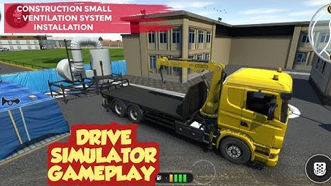 Construction small - Ventilation system installation | Drive Simulator Gameplay | Joystick Dreamland