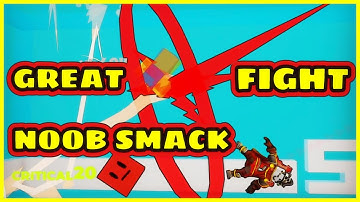 Roblox Noob Smacker has great FIGHTING