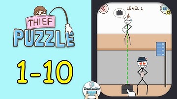 Thief Puzzle Level 1-2-3-4-5-6-7-8-9-10 Walkthrough