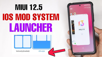 New MIUI 12.5 IOS System Launcher With New Recent Menu | INSTALL Any Xiaomi Devices