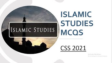 CSS MCQs 2021 Islamic Studies Solved Quiz Paper of Islamiyat | CSSMCQs 2021 | CSS Past Paper MCQs