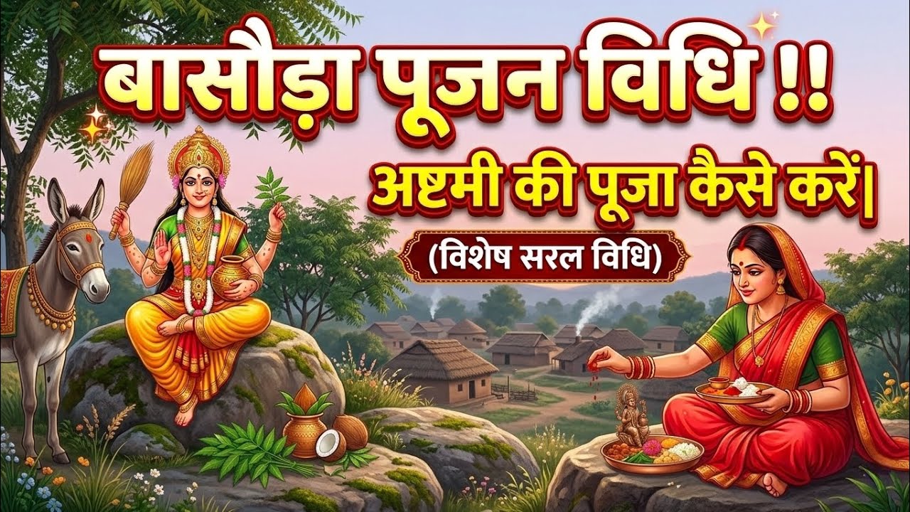 बासौड़ा पूजन विधि | अष्टमी की पूजा कैसे करें। 🙏🚩#basoda2026 #Poojavidhi #viralvideo 