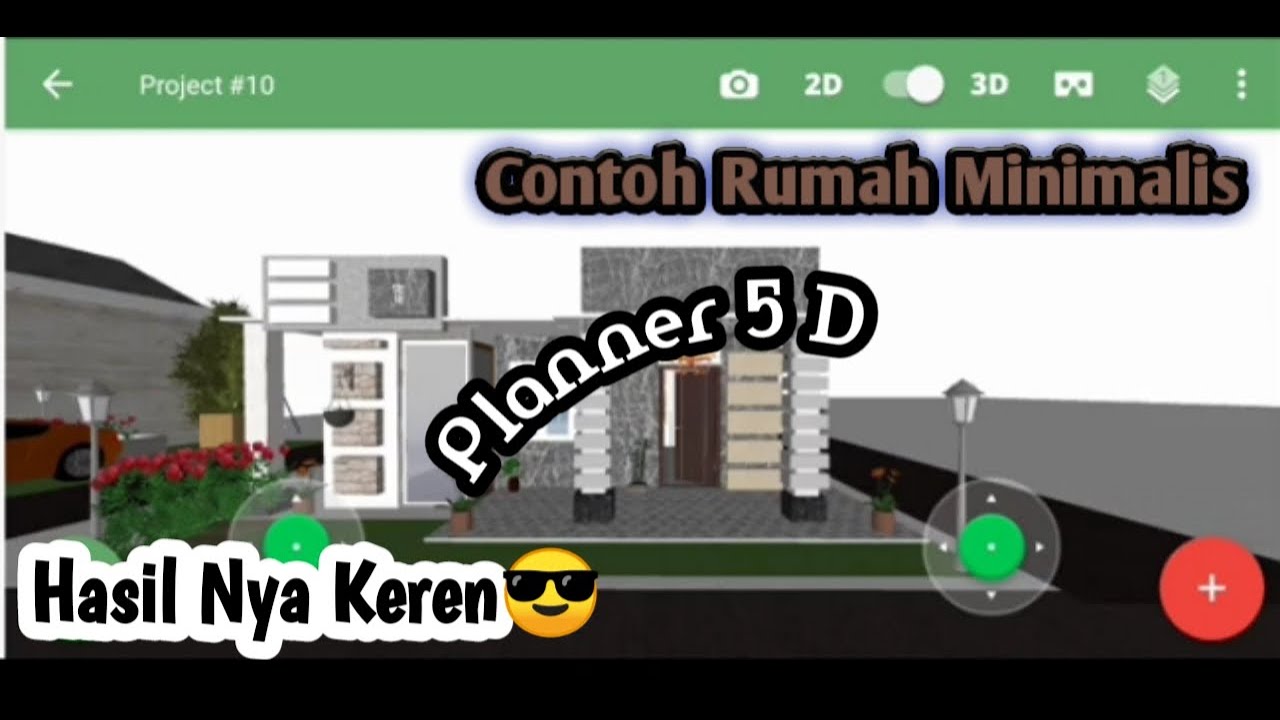 Hasil desain  rumah ukuran  7x7  dengan cara yang sederhana 