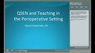QSEN Module 11: Integrating QSEN into the intermediate Nursing Curriculum - P2