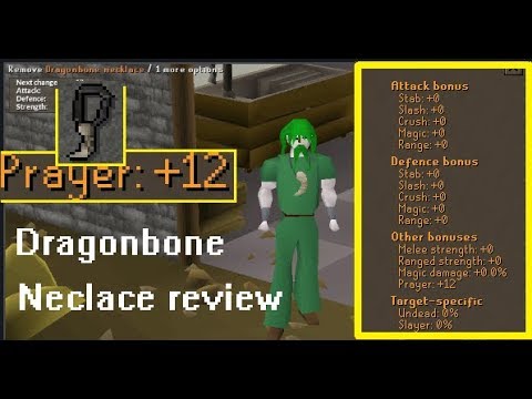 Suggestion] The Bonecrusher Necklace, like the Dragonbone Necklace, will  not be worth equipping unless... : r/2007scape