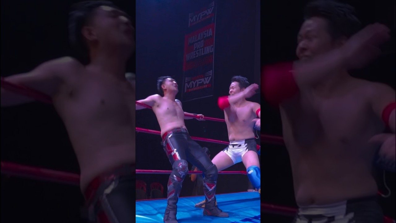Watch with sound on🔊‘International Hitman’ KAIZUL vs Malaysia’s 1st Pro Wrestler, D