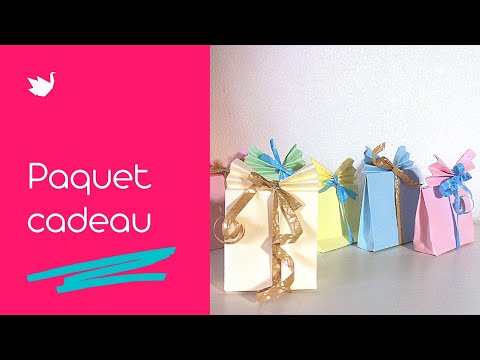 Papier cadeau Anniversaire - Tuto Paquet Cadeau