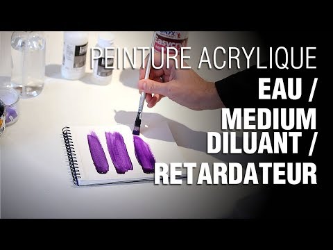 Vidéo: Peinture acrylique : caractéristiques et technologies d'application