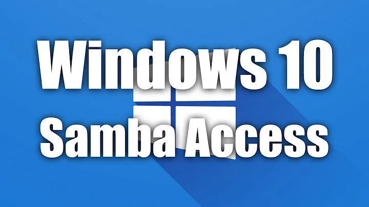 Access Samba Server when using Windows 10 and Openmediavault