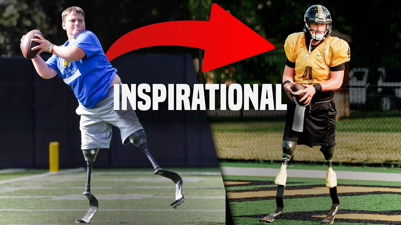 The First Double Amputee QB in College Football: Calder Hodge