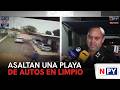 Asaltan una playa de autos en Limpio