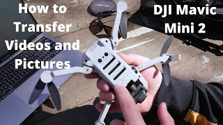 DJI Mavic Mini 2 - How to transfer videos and pictures to your phone