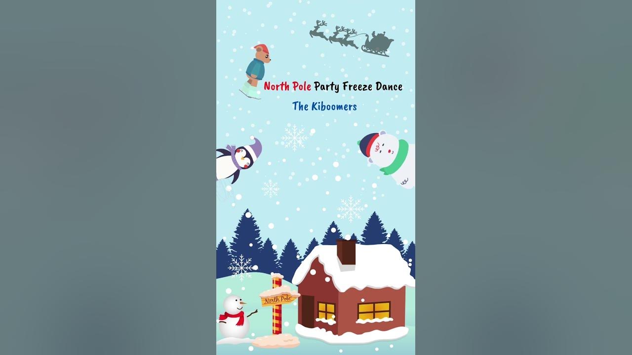 North Pole Party Freeze Dance | The Kiboomers #shorts