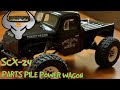 SCX24 Parts Pile Power Wagon part 2 Body install