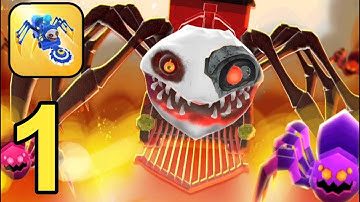 Spider Run: Alphabet Race 3D - Gameplay Walkthrough Part 1 All Levels 1 to 10 ( Android,iOS )