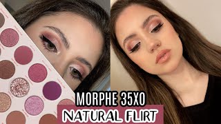 MORPHE 35XO NATURAL FLIRT ARTISTRY PALETTE | REVIEW + TUTORIAL