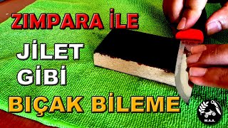 How to sharpen your knife as a razor, with sandpaper? - Do İt Yourself