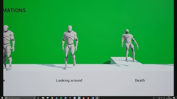 5 animations in Unreal Engine 4