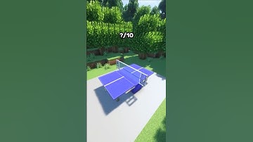 Minecraft Ping Pong Table🏓