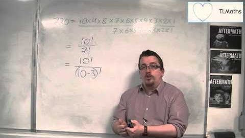 OCR MEI Statistics 1 4.05 Permutations: Introducing nPr