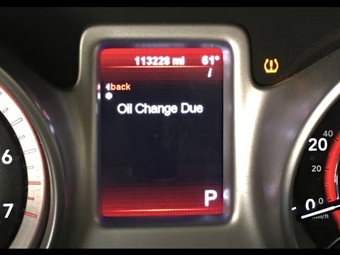 dodge journey 2011 oil change frequency