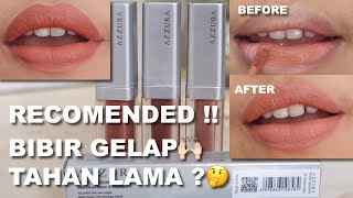 AKHIRNYA.. AZZURA MATTE LIP CREAM REVIEW TEST MAKAN BERMINYAK TERNYATA BEGINI .. | Maria Soelisty