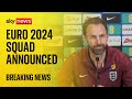 Gareth Southgate press conference | England&#39;s Euro 2024 provisional squad announced