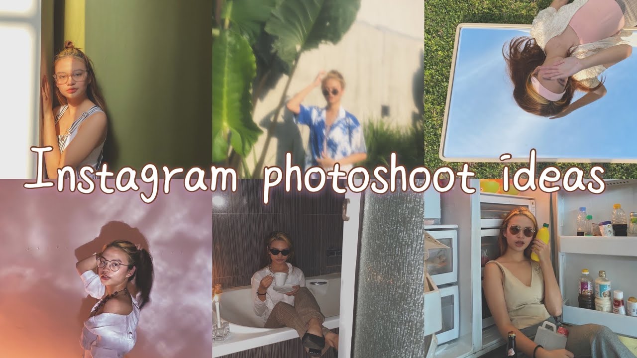 INSTAGRAM PHOTOSHOOT IDEAS at home - YouTube
