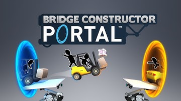 Bridge Constructor Portal / Level 18 Convoy Parkour