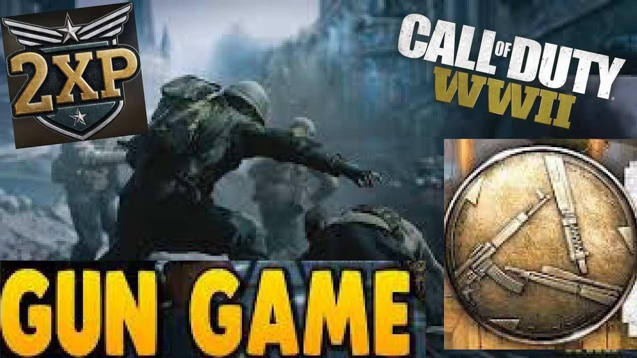 COD:WWII GUN GAME!!!! (2XP) NEW GAME MODE