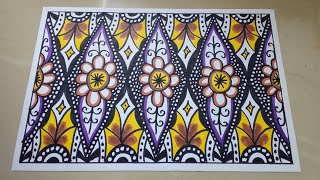 cara menggambar batik betawi motif batik pucuk rebung dengan pola segitiga batik tumpal. cara menggambar batik betawi motif batik pucuk rebung dengan pola segitiga batik tumpal.