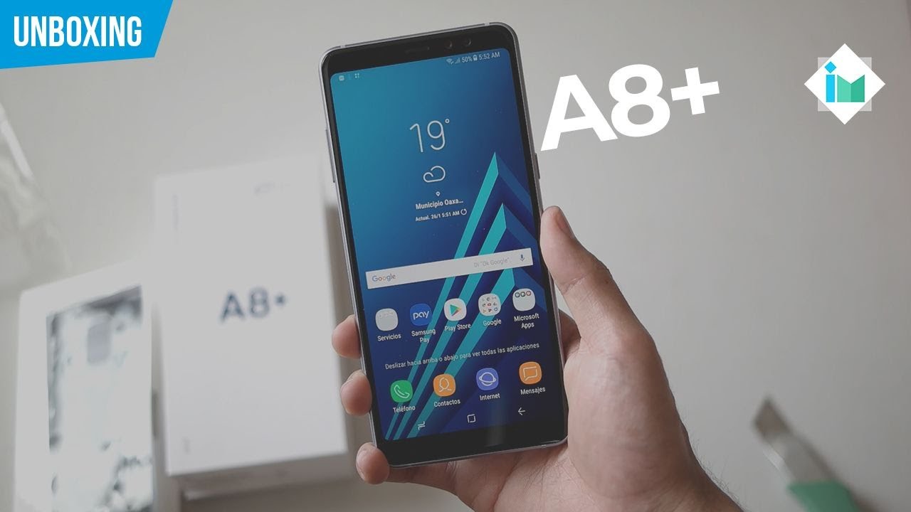 Samsung Galaxy A8 Plus 2018 - Распаковка