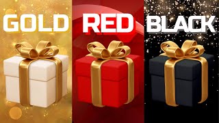Choose Your Gift  Gold, Red or Black ❤  Are you lucky one? #giftboxchallenge