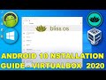 How to Install Android 10 Bliss OS in VirtualBox 2020 Guide