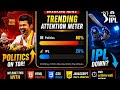 IPL vs Politics Attention Meter using HTML CSS JavaScript 🔥 #tutorial #coding