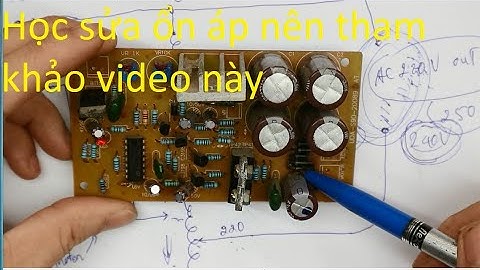 Bài giảng liên quan về Sửa ổn áp