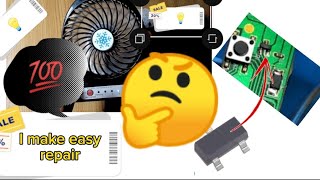 DC fan repair at homemade how to make DIY DC fan repair it home 🤔