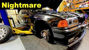 BMW E36 M3 BUILD Fixing The Suspension