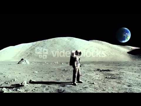 Astronaut Walking On The Moon Youtube