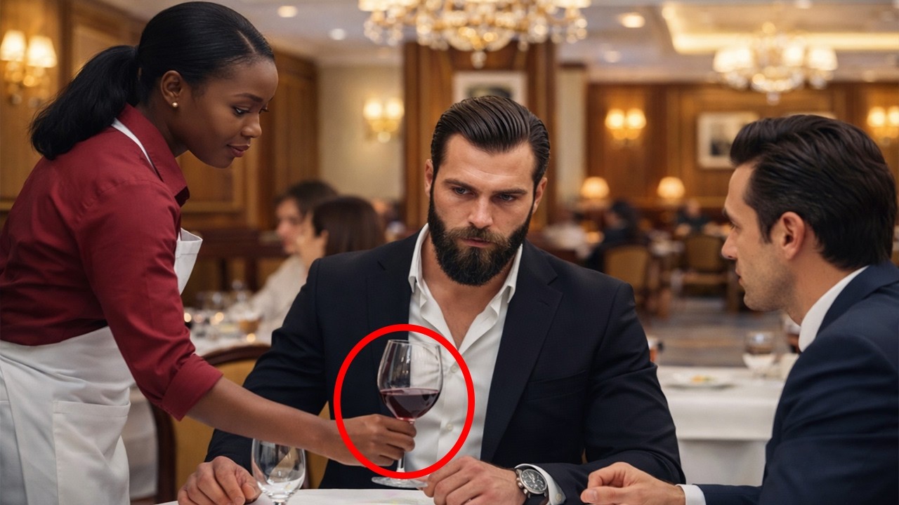 🛑“ጥቁሯ አስተናጋጇ በዝምታ ብርጭቆውን ቀየረችው — ቢሊየነሩም ህይወቷን እንዳተረፈችለት ተገነዘበ፣ ቀጥሎ የተፈጠረው ግን ያስደነገጣል”